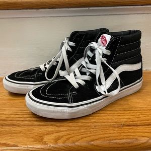 Vans Off The Walls, High Top, Black & White Sneakers